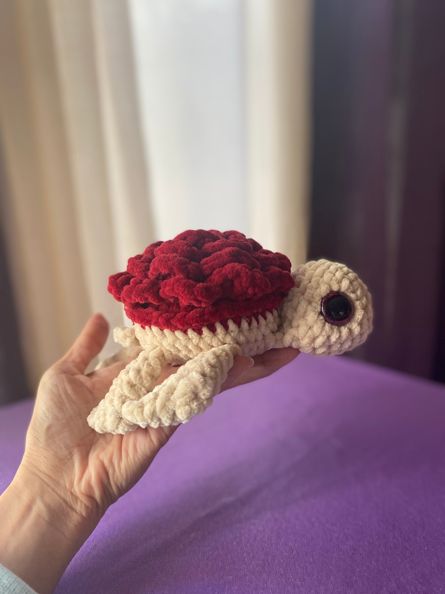 Tortuga marina flor mediana